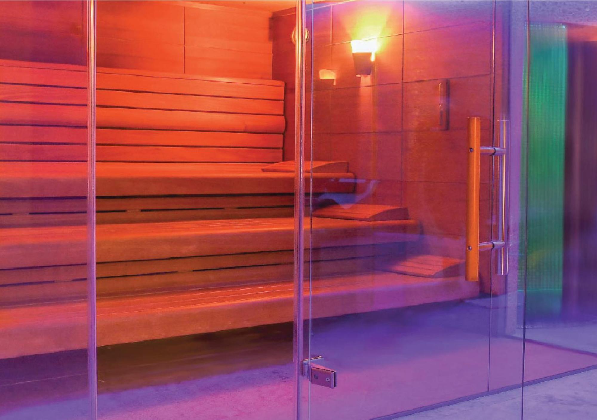 ジュメイラ メシラ ビーチ ホテル ＆ スパ クウェート エクステリア 写真 A modern Finnish sauna